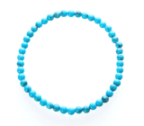 Tyrkenite bracelet elastic natural stone, bead 4 mm / 19 cm, stone of young people, looking for a life goal