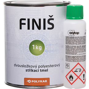 Polykar Finish Spray Filler, Two-Component Polyester + Hardener, 1 kg