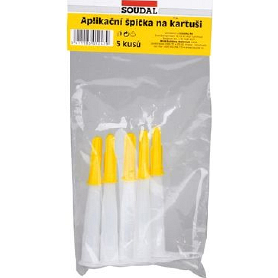 Soudal replacement applicator for cartridges, 5 pcs