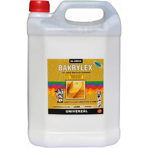 Bakrylex V1302 universal gloss water-based varnish for wood colorless, 5 kg