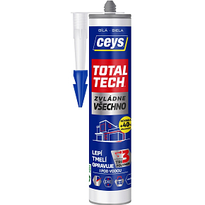 Ceys Total Tech universal adhesive and sealant, white, 290 ml