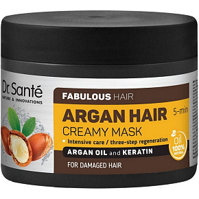 Dr. Santé Argan Oil and Keratin Cream Mask for Damaged Hair 300 ml