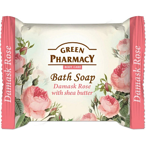 GREEN Solid Soap Damask Rose & Shea Butter 100 g