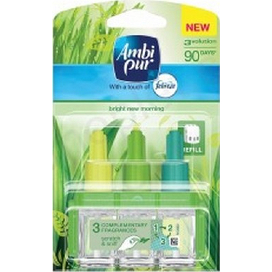 Ambi Pur 3 Volution Fresh New Day electric air freshener refill 3 x 20 ml