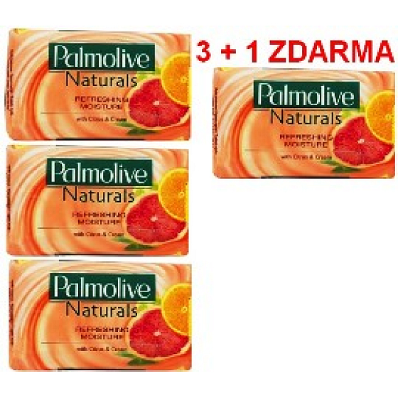 Palmolive Naturals Citrus & Cream solid toilet soap 3 + 1 pieces 100 g