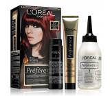 Loreal Paris Préférence hair color P37 Budapest Itensive dark red