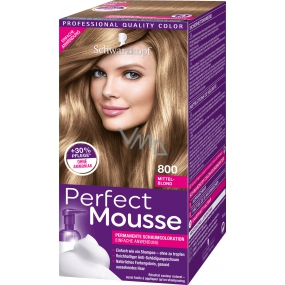 Schwarzkopf Perfect Mousse Permanent Foam Color Hair Color 800 Medium Blond