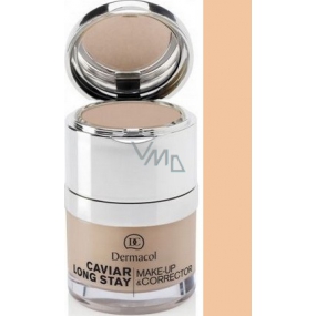 Dermacol Caviar Long Stay Make-Up & Corrector Makeup with Caviar and Perfecting Corrector 01 Pale 30 ml