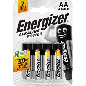 Energizer Alkaline Power AA battery, 4 pcs