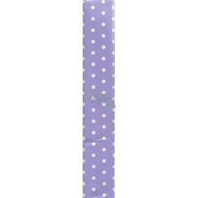 Nekupto Gift wrapping paper 70 x 150 cm Classic purple white polka dots