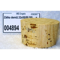 Cork stopper for demi-john 32 x 55 x 50 mm, 50 l