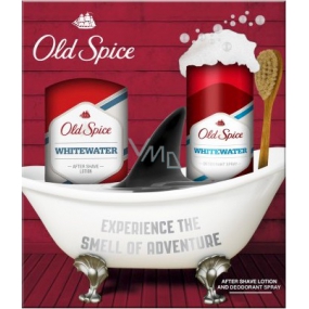 Old Spice White Water aftershave 100 ml + deodorant spray 125 ml, cosmetic set