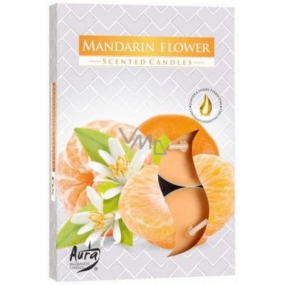Bispol Aura Mandarin Flower - Tangerine flowers fragrant tealights 6 pieces