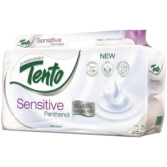 This Sensitive Panthenol perfumed toilet paper 3-ply 8 rolls