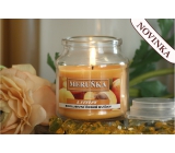 Lima Aroma Dreams Apricot aromatic candle glass with lid 120 g
