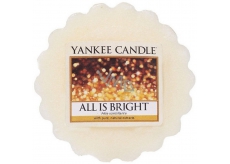 Yankee Candle All Is Bright - Všechno jen září vonný vosk do aromalampy 22 g