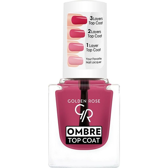 Golden Rose Ombre Top Coat nail polish 01 10.5 ml