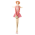 Fabric angel in a gold-pink vest for hanging 43 cm