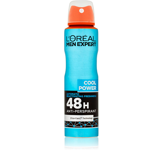 Loreal Paris Men Expert Cool Power 48h Antiperspirant Deodorant Spray 150 ml