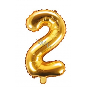 Foil balloon number 2, 35 cm