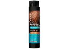 Dr. Santé Keratin Hair regenerating and moisturizing shampoo for fragile brittle hair without shine 250 ml