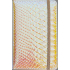 Albi Holographic block lined with rubber band Orange-pink 14 x 9 x 1.5 cm