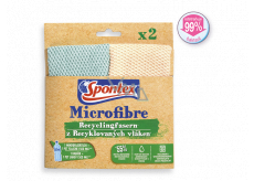 Spontex Microfiber cloth made of recycled fibers 2pcs 30 x 30 cm 2 pieces