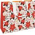 Nekupto Gift paper bag luxury 30 x 23 cm Poinsettia WLFL 1996
