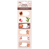 Nekupto Christmas self-adhesive gift tags Cone 6 pieces