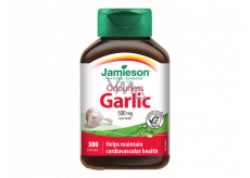 Jamieson Odorless garlic 500 mg, food supplement with plant extract 300 capsules