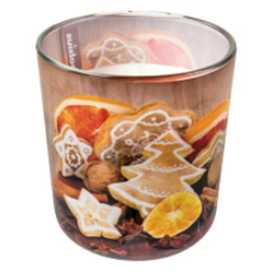 Bolsius Gingerbread scented candle in glass 73 x 80 mm 299 g, burning time 36 hours