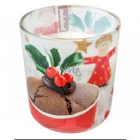 Bolsius Muffin scented candle in glass 73 x 80 mm 299 g, burning time 36 hours
