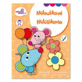 Ditipo Creative coloring book Milouškové 16 pages A4 215 x 275 mm age 3-4