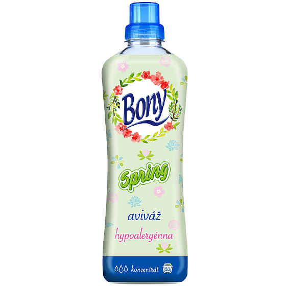 Bony Spring concentrated fabric softener 33 doses 1 l