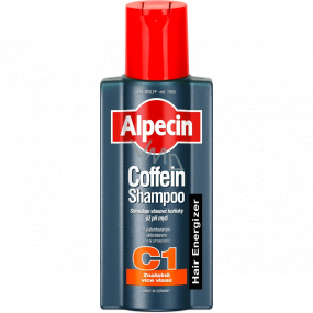 Alpecin Energizer Coffein C1, Caffeine shampoo stimulates hair growth, slows hereditary hair loss 375 ml