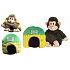 EP Line Happy Nappers Monkey 3in1 pillow and plush toy with sounds 35 x 38 x 20 cm