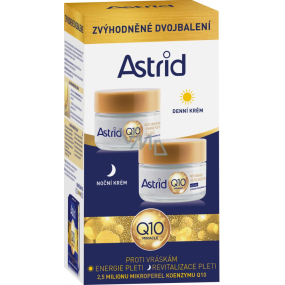 Astrid Q10 Miracle anti-wrinkle day cream 50 ml + anti-wrinkle night cream 50 ml, duopack