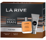 La Rive Heroic Man eau de toilette 100 ml + shower gel 100 ml, gift set for men
