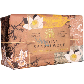English Soap Sandalwood natural perfumed toilet soap with shea butter 190 g