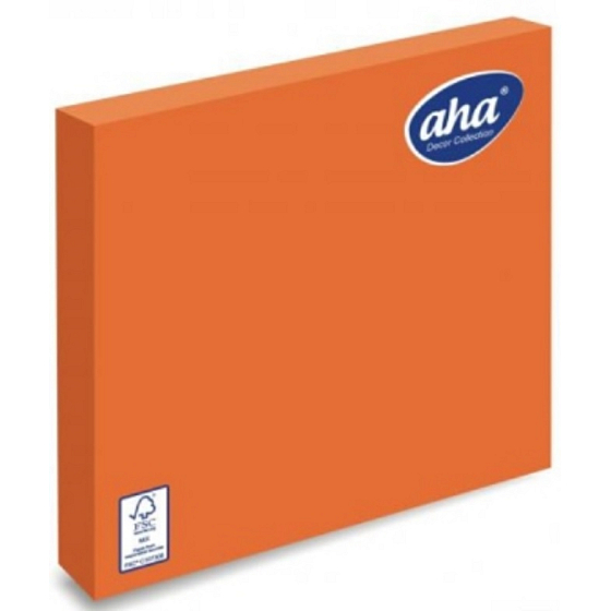 Aha Paper Napkins 3 layers 33 x 33 cm 20 pieces Bright Orange