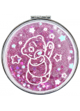 Me To You Cosmetic mirror with glitter Stars 8 cm