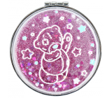 Me To You Cosmetic mirror with glitter Stars 8 cm