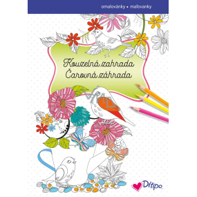 Ditipo Relaxation colouring book Magic Garden 300 x 210 x 5 mm 48 pages