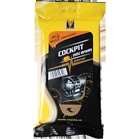 Coyote Cockpit Cleaning Wipes, Orange, 30 pcs