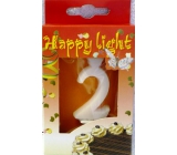 Happy light Cake candle number 2 in a box