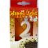 Happy light Cake candle number 2 in a box