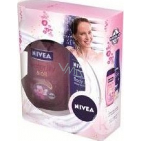 Nivea Kazlily body lotion 250 ml + shower gel 250 ml, cosmetic set for women