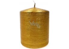 Lima Alfa candle gold cylinder 80 x 120 mm 1 piece