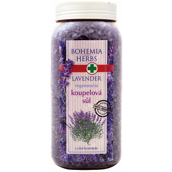 Bohemia Gifts Lavender with herbal extract regenerative bath salt 900 g