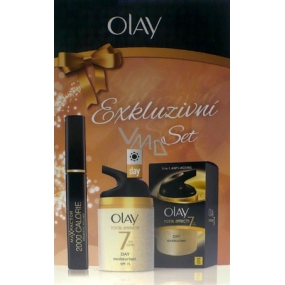 Olay Exclusive day cream 7 in 1 50 ml + mascara 9 ml, cosmetic set